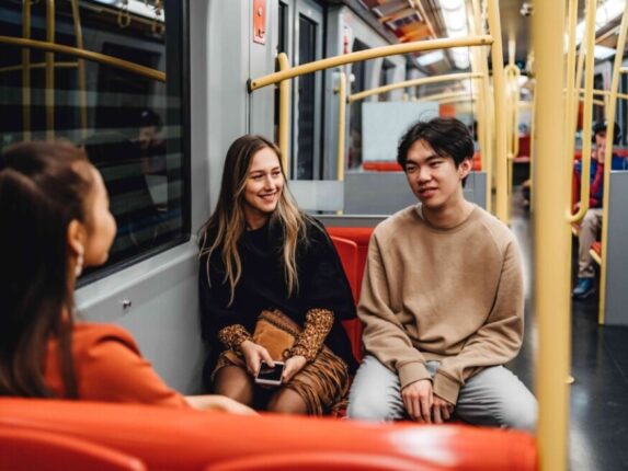 Menschen in UBahn